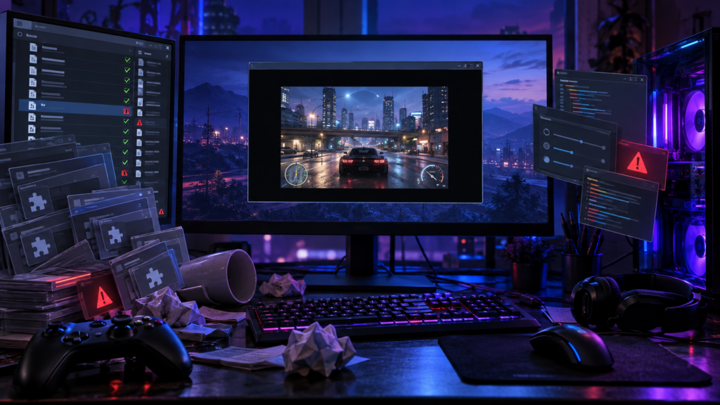 GTA 5 modları tam ekranı da oyundan etti